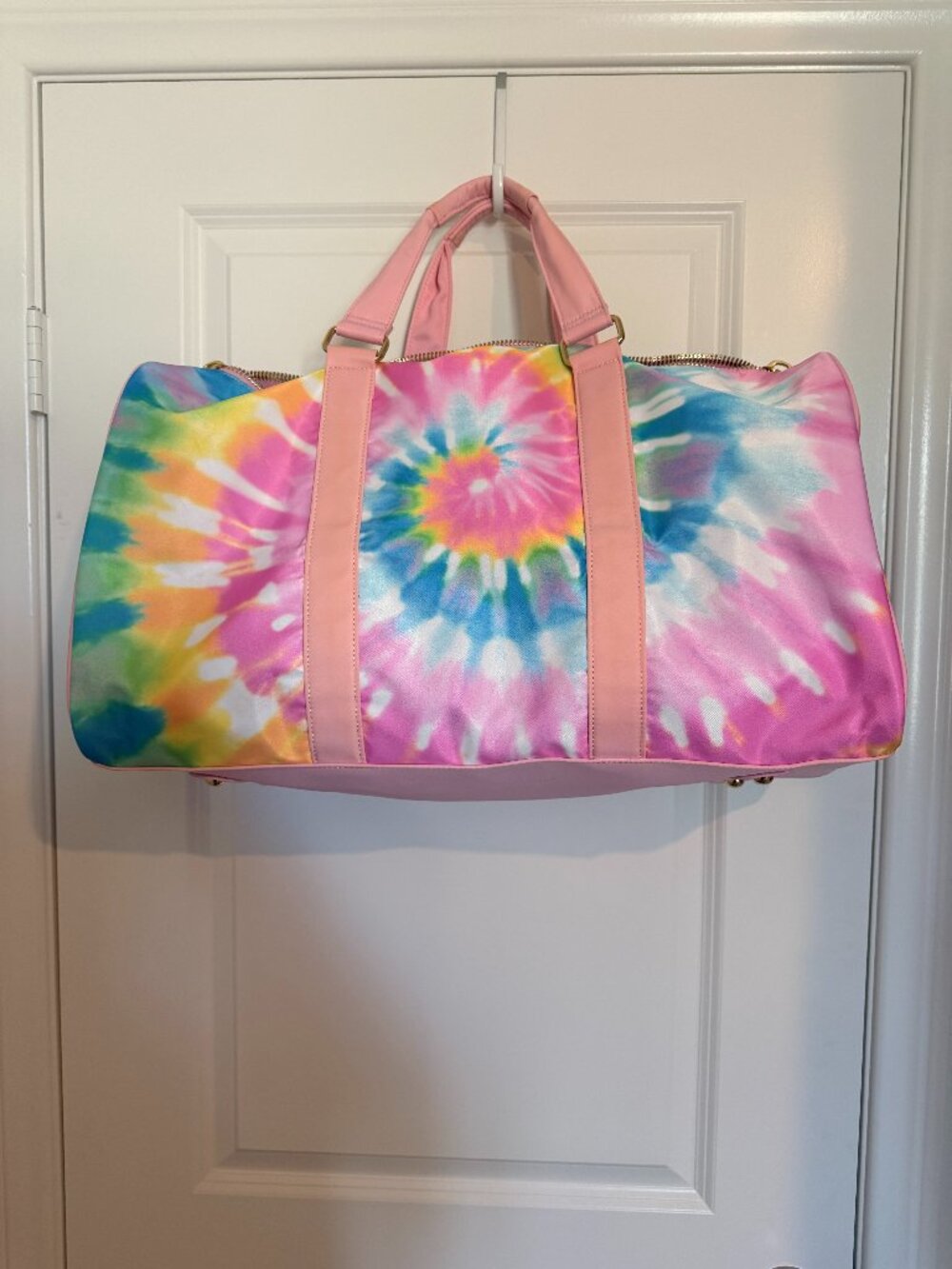Stoney Clover Lane Classic Tie Dye Duffle Bag Weekender Travel Bag w/ Shoulder S